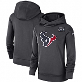 Women Houston Texans Anthracite Nike Crucial Catch Performance Hoodie